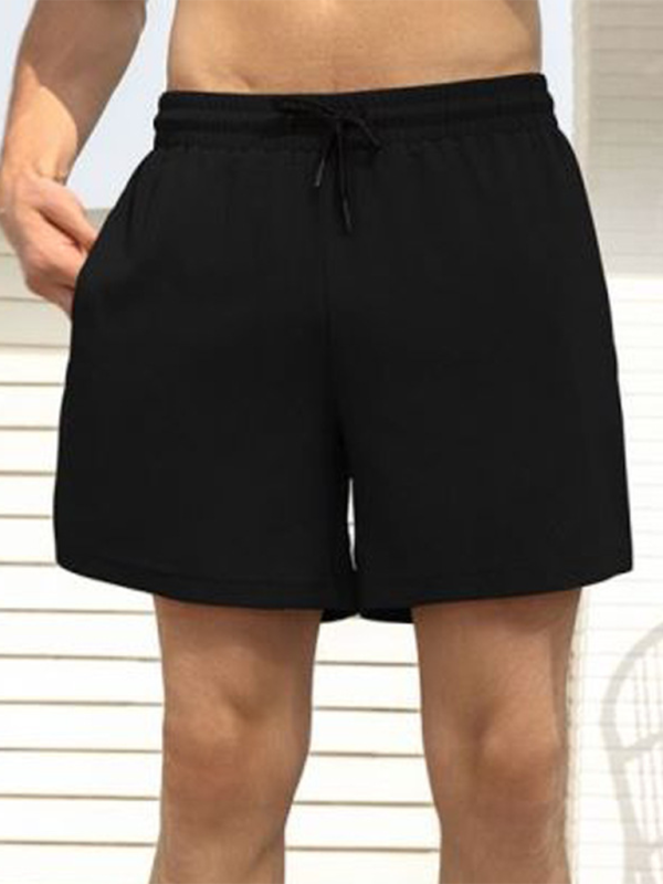Men's casual sports shorts running shorts quick-drying lined double-layer woven shorts Shello's Creative Boutique