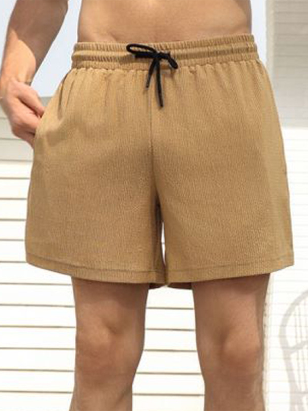 Men's casual sports shorts running shorts quick-drying lined double-layer woven shorts Shello's Creative Boutique