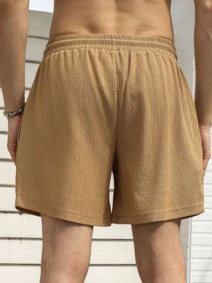 Men's Casual Sports Quick-Dry Double-Layer Woven Shorts - Shello's Creative Boutique