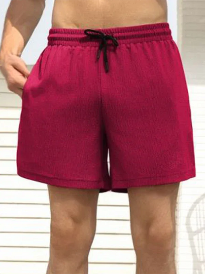 Men's Casual Sports Quick-Dry Double-Layer Woven Shorts - Shello's Creative Boutique