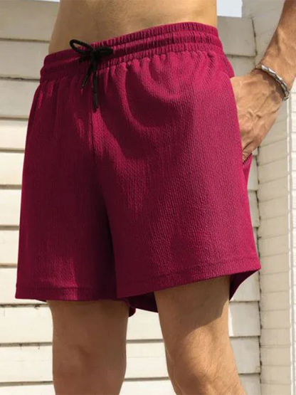 Men's Casual Sports Quick-Dry Double-Layer Woven Shorts - Shello's Creative Boutique