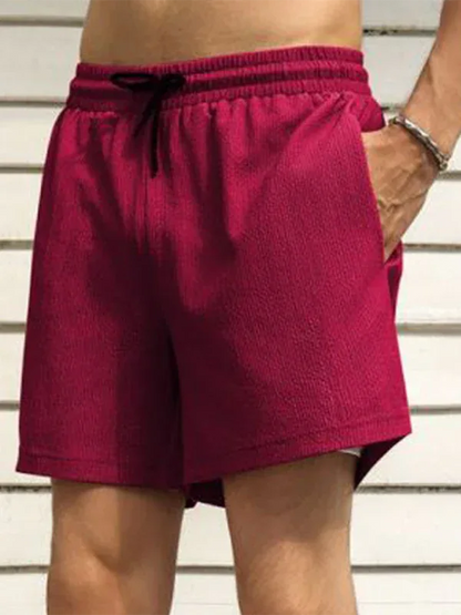 Men's Casual Sports Quick-Dry Double-Layer Woven Shorts - Shello's Creative Boutique