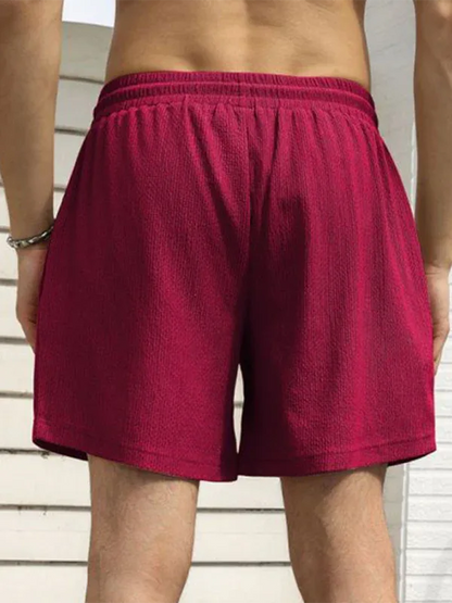 Men's Casual Sports Quick-Dry Double-Layer Woven Shorts - Shello's Creative Boutique
