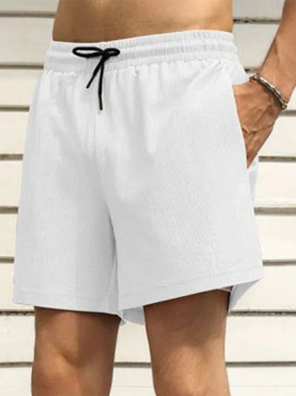 Men's Casual Sports Quick-Dry Double-Layer Woven Shorts - Shello's Creative Boutique