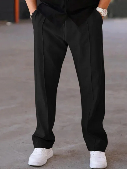 Men's loose straight sports casual trousers - Shello's Creative Boutique
