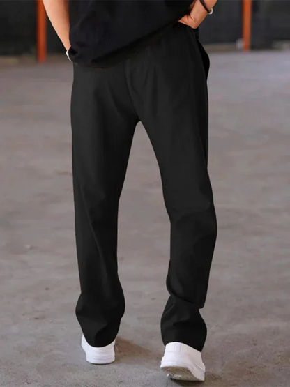 Men's loose straight sports casual trousers - Shello's Creative Boutique