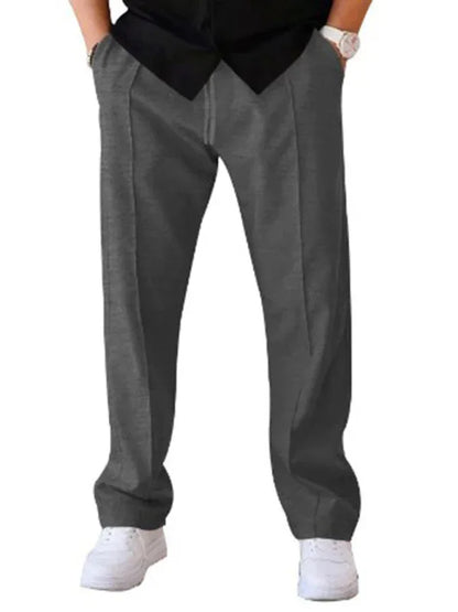 Men's loose straight sports casual trousers - Shello's Creative Boutique
