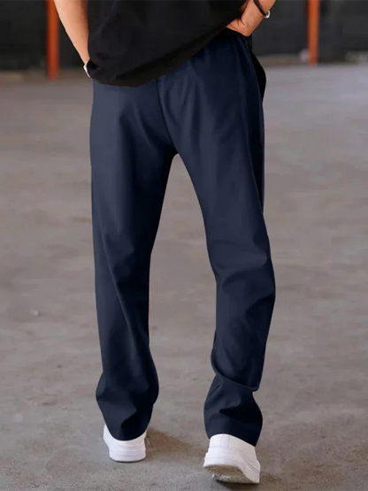 Men's loose straight sports casual trousers - Shello's Creative Boutique