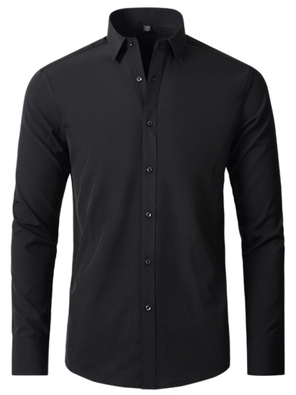 Men's non-iron wrinkle-resistant long-sleeve shirt Shello Creative Boutique