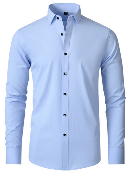 Men's non-iron wrinkle-resistant long-sleeve shirt Shello Creative Boutique