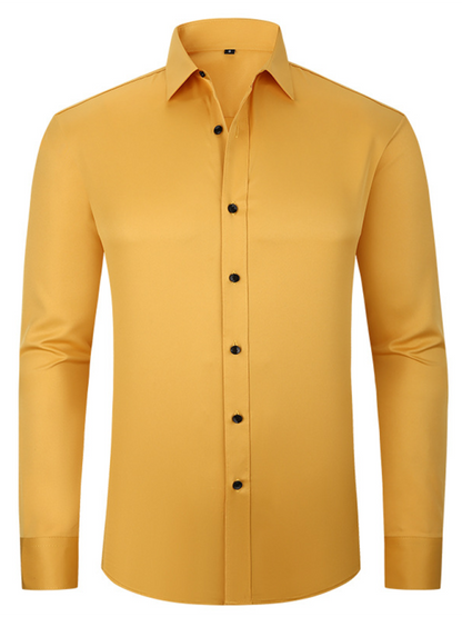 Men's non-iron wrinkle-resistant long-sleeve shirt Shello Creative Boutique