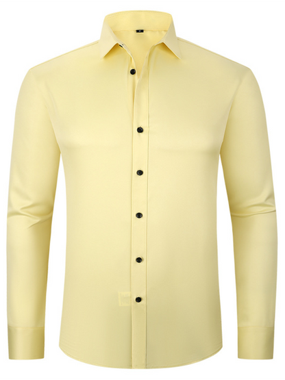 Men's non-iron wrinkle-resistant long-sleeve shirt Shello Creative Boutique