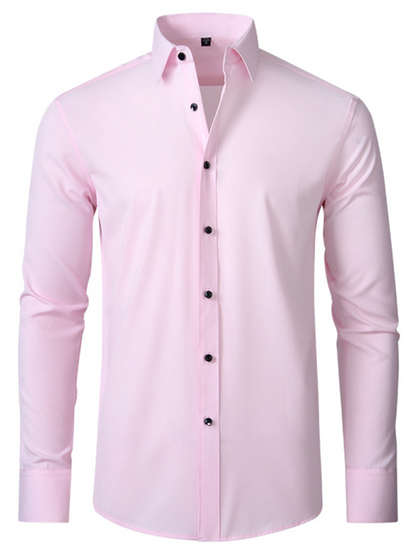 Men's non-iron wrinkle-resistant long-sleeve shirt Shello Creative Boutique