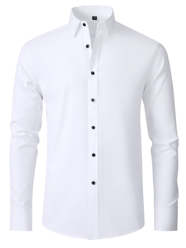 Men's non-iron wrinkle-resistant long-sleeve shirt Shello Creative Boutique