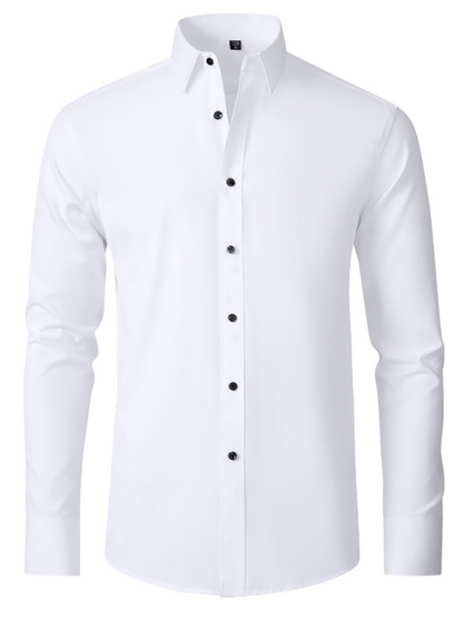Men's non-iron wrinkle-resistant long-sleeve shirt Shello Creative Boutique