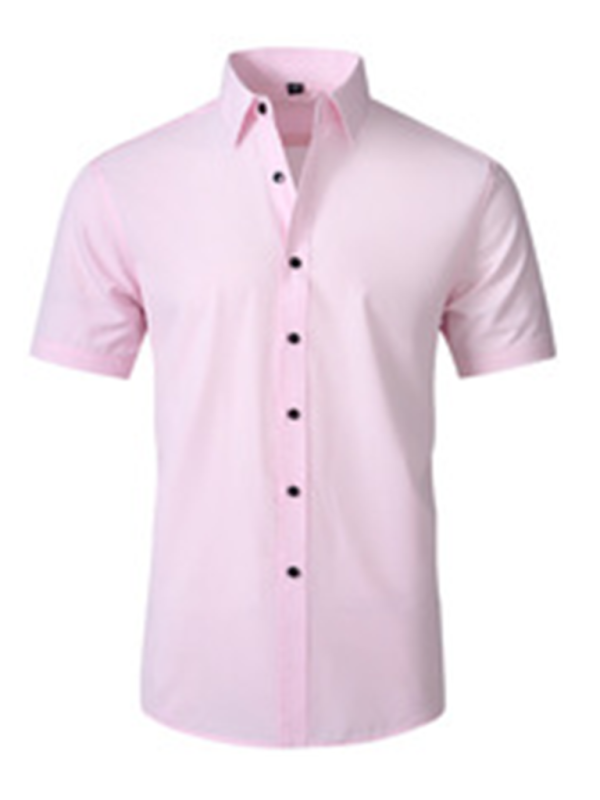 Men's non-iron wrinkle-resistant short-sleeved shirt Shello Creative Boutique