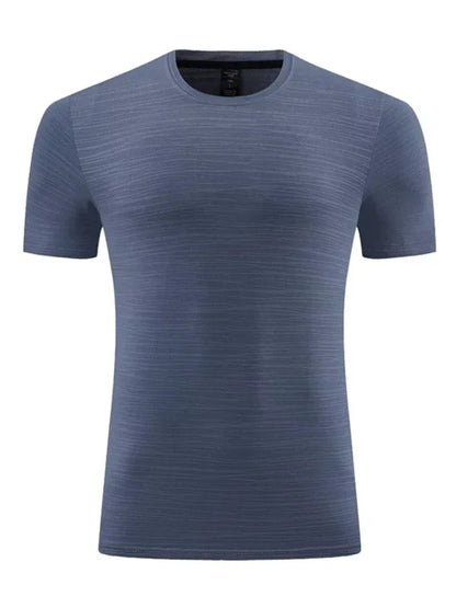 Men's Quick Dry Sports T-Shirt - Ice Silk Round Neck Short Sleeve - Shello's Creative Boutique
