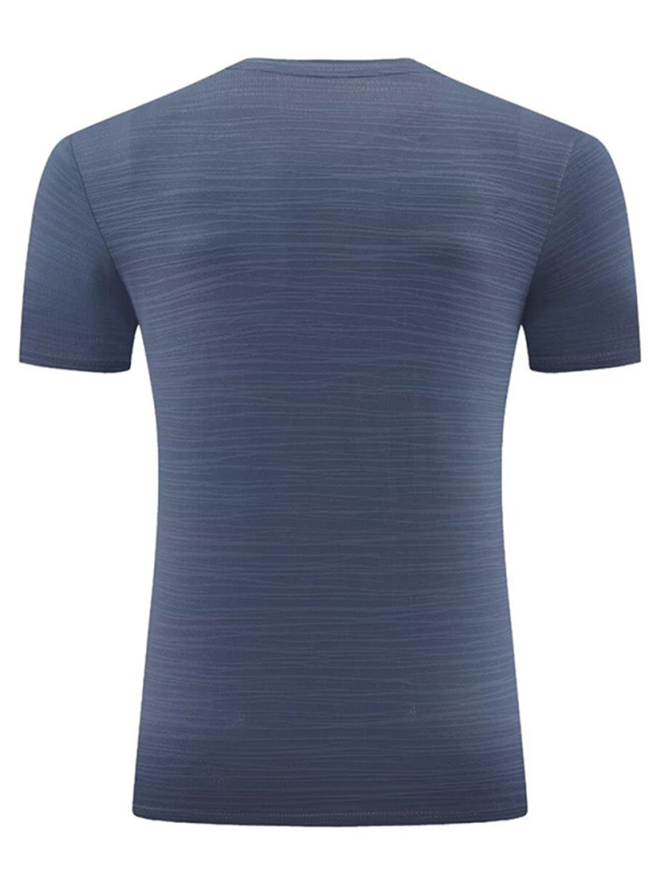 Men's new ice silk quick dry round neck short sleeve sports T-shirt Shello Creative Boutique