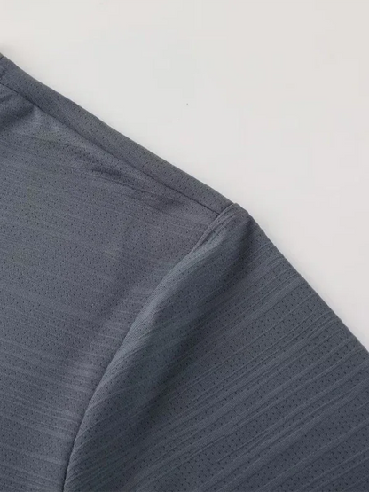 Men's Quick Dry Sports T-Shirt - Ice Silk Round Neck Short Sleeve - Shello's Creative Boutique