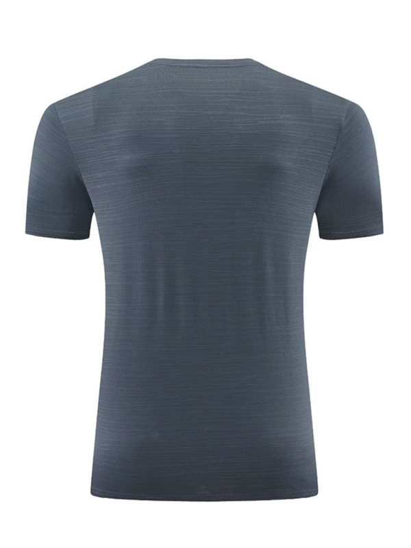 Men's new ice silk quick dry round neck short sleeve sports T-shirt Shello Creative Boutique