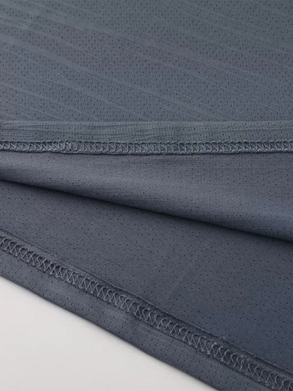 Men's Quick Dry Sports T-Shirt - Ice Silk Round Neck Short Sleeve - Shello's Creative Boutique