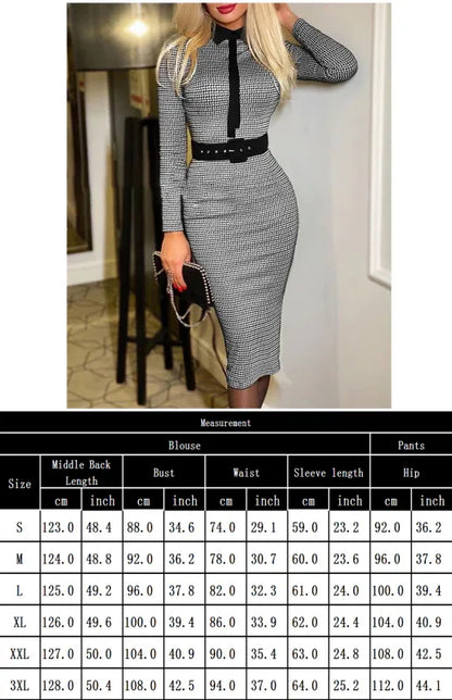Women's Casual Print Dress - Retro Elegance with Modern Style - Shello's Creative Boutique