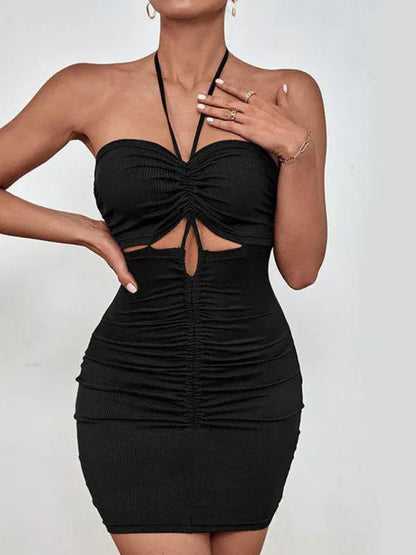 Sling Nightclub Women's European and American Sexy Backless Dress - Shello's Creative Boutique