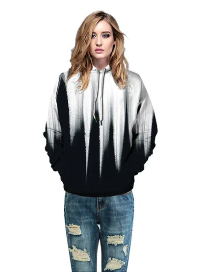 Men's Horror Gradient Knit Hoodie - Shello's Creative Boutique