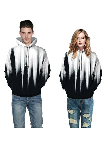 Men's Horror Gradient Knit Hoodie - Shello's Creative Boutique