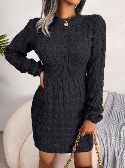 Women's Casual Waist Bag Dress – Cozy, Chic & Effortlessly Stylish Fried Dough Twist Design - Shello's Creative Boutique