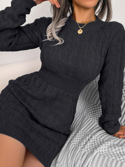 Women's Casual Waist Bag Dress – Cozy, Chic & Effortlessly Stylish Fried Dough Twist Design - Shello's Creative Boutique