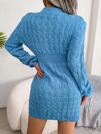 Women's Casual Waist Bag Dress – Cozy, Chic & Effortlessly Stylish Fried Dough Twist Design - Shello's Creative Boutique