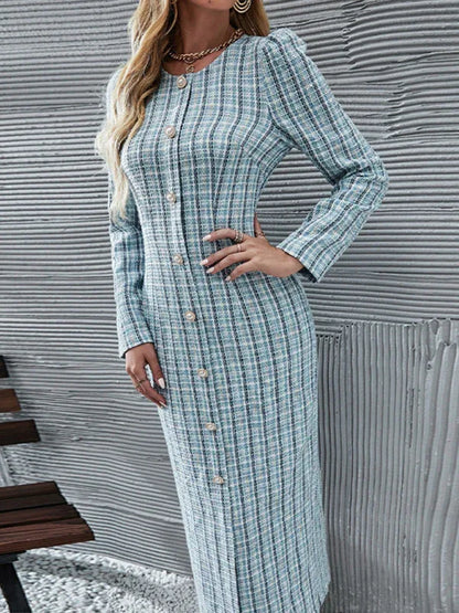 Women's Slit Bag Hip Dress for Effortless Elegance and Chic Comfort - Shello's Creative Boutique