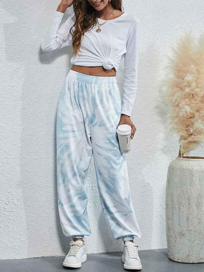 Women's Casual Tie-Dye Elastic Waist Sweatpants – The Ultimate Blend of Comfort and Style