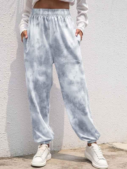 Women's Casual Tie-Dye Elastic Waist Sweatpants – The Ultimate Blend of Comfort and Style