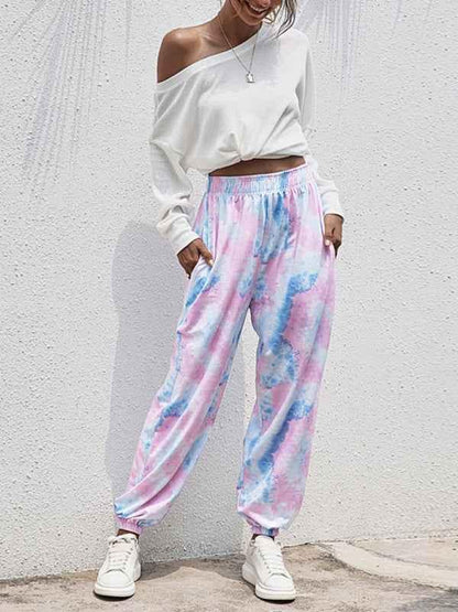 Women's Casual Tie-Dye Elastic Waist Sweatpants – The Ultimate Blend of Comfort and Style