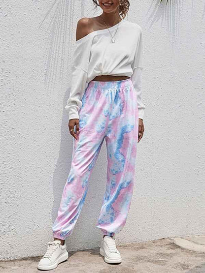 Women's Casual Tie-Dye Elastic Waist Sweatpants – The Ultimate Blend of Comfort and Style