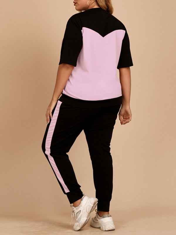 Plus Size Women's Summer Sports Suit – Redefine Casual Comfort with Style!