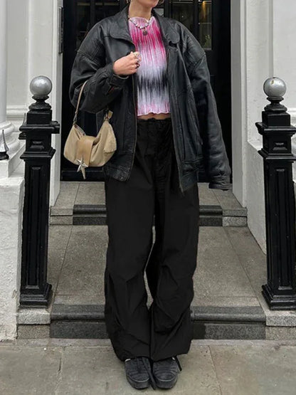 Women’s Woven Retro Drawstring Casual Overalls – Effortless Style for Every Day - Shello's Creative Boutique