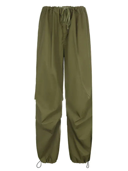 Women’s Woven Retro Drawstring Casual Overalls – Effortless Style for Every Day - Shello's Creative Boutique