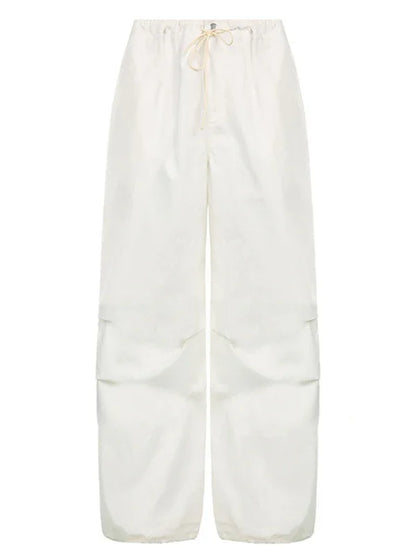 Women’s Woven Retro Drawstring Casual Overalls – Effortless Style for Every Day - Shello's Creative Boutique