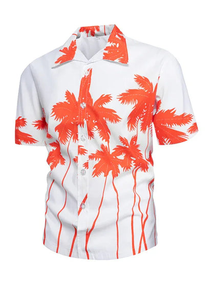 Summer New Seaside Casual Hawaiian Short-Sleeved Shirt – Perfect for Stylish Beach Days! - Shello's Creative Boutique