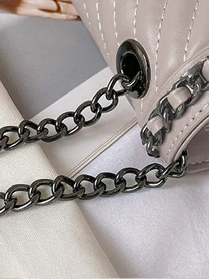Embroidered Square Bag - Portable Small Chain Bag for Elegant Versatility - Shello's Creative Boutique