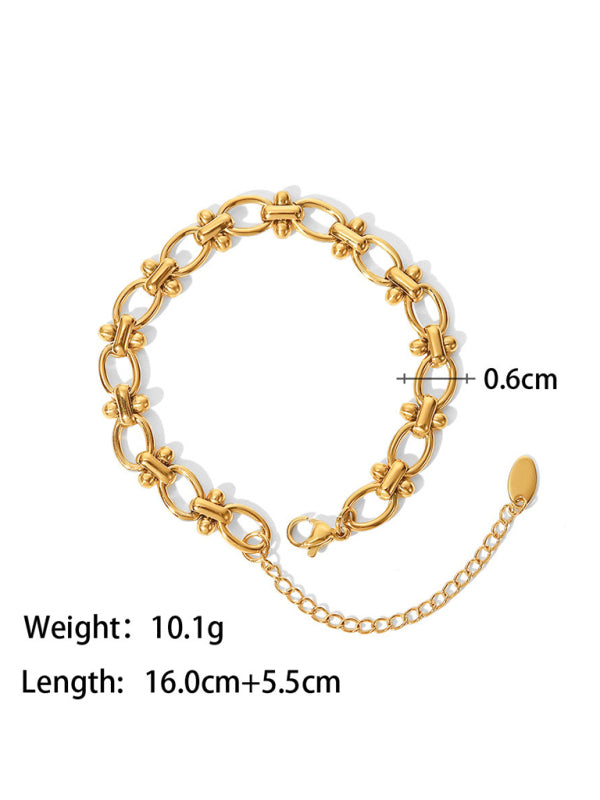 Titanium steel open bracelet women's non-fading stainless steel bracelet Shello's Creative Boutique