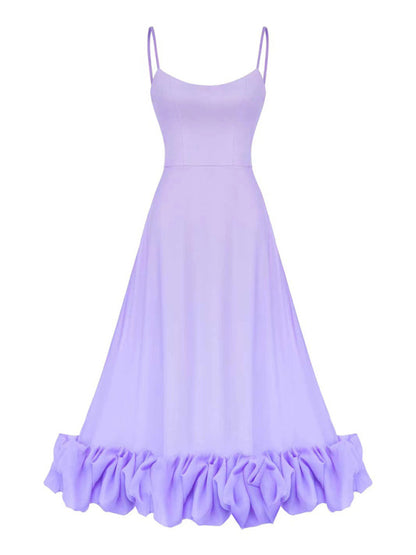 New style A-line skirt with suspenders and big swing three-dimensional flowers Shello's Creative Boutique