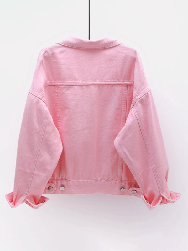 Women's New Colorful Large Size Denim Jacket