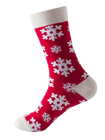Fun Christmas Mid-Calf Socks - Festive Holiday Cheer Socks - Shello's Creative Boutique
