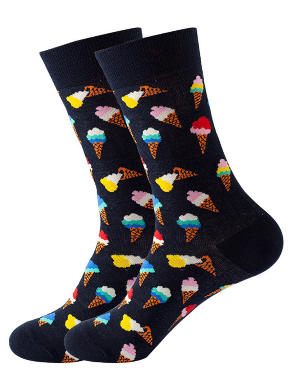 Women's Breakfast Print Casual Fun Socks