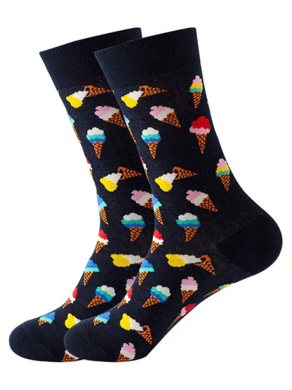 Women's Breakfast Print Casual Fun Socks - Shello's Creative Boutique