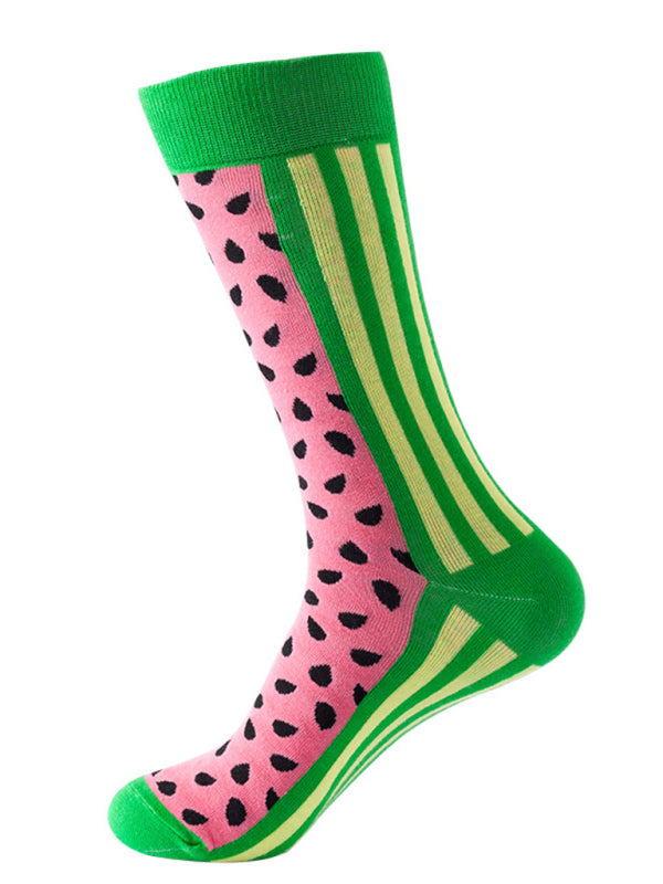 Women's Breakfast Print Casual Fun Socks